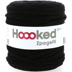 Zpagetti Cotton Yarn Black Shoes