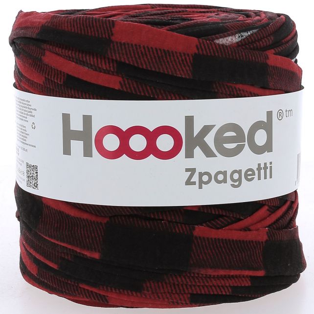 Zpagetti Cotton Yarn Red and Black