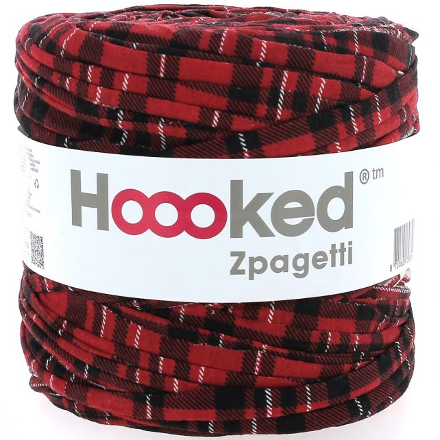 Zpagetti Cotton Yarn Red Scarf